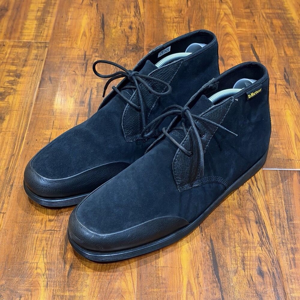 Dr. Martens Dempsey Doc Black Leather Lace-Up Chukka Boots - Men’s Size 12 M